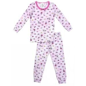 NEW ESME girls long sleeve top & pants in charms pink